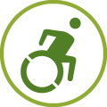 Disabled Facilities - Ground floor, Wheel in shower