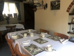 Dining room at Forda Farm Bed and Breakfast for Breakfast and any evening meals you may choose to have,
