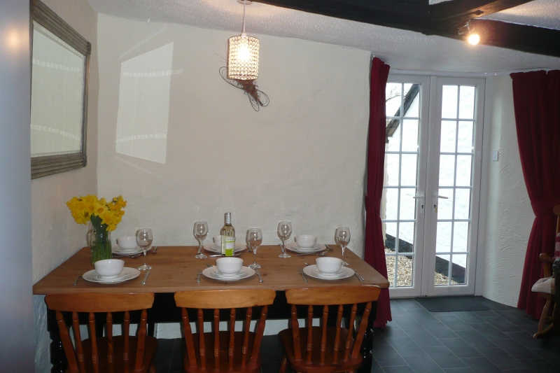 Open plan dining area