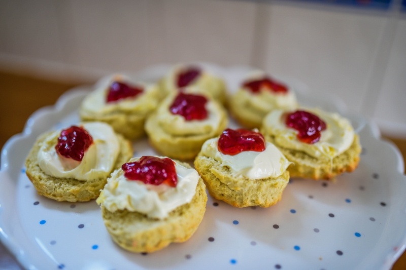 Enjoy a cream tea!