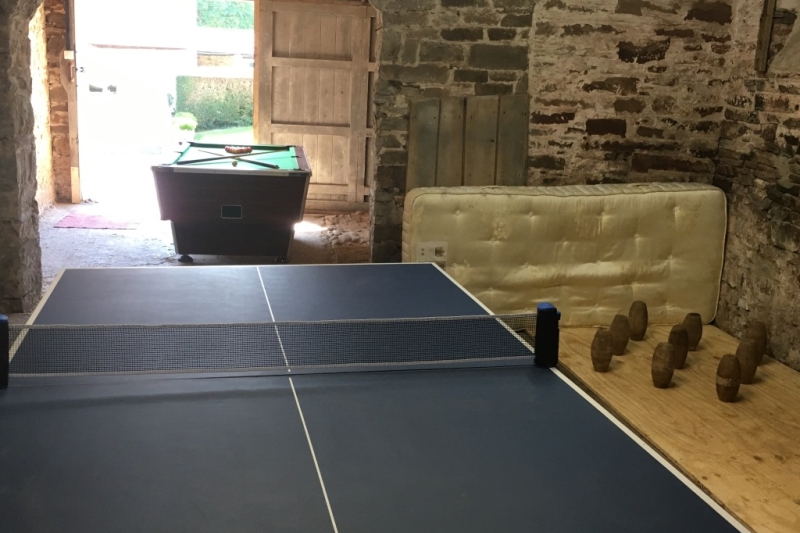 Our Games room for wet days!