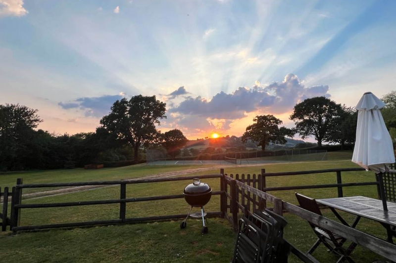 Sunset from the Dairy