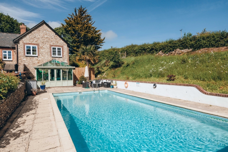 Outdoor heated pool
