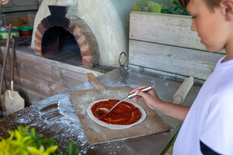 pizza making