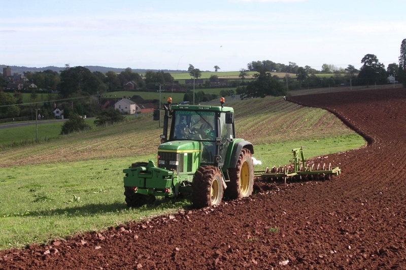 Ploughing at Courtbrook Farm