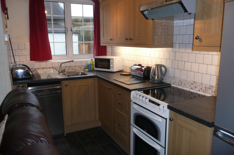 Open plan kitchen area