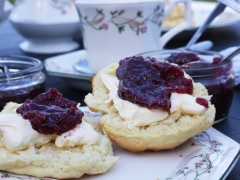 A cream tea awaits your arrival at Forda Farm B&B, 4 star Gold accommodation in rooms with a private entrance.