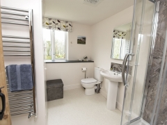 upstair shower room at Pickwell Barton Cottage Croyde