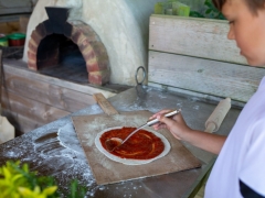 pizza making