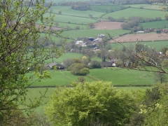 View of the farm from across the Valley