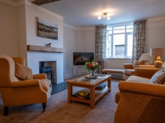 Lounge at Pickwell Barton Cottage, Woolacombe.