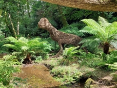 Canonteign falls dinosaur