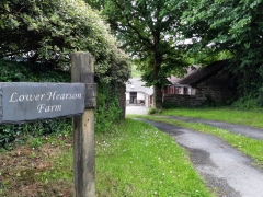 Lower Hearson sign and entry