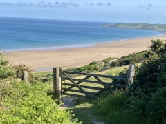 Walk to the beach from your cottage door!