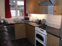 Open plan kitchen area