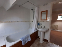 Bathroom showing shower