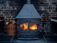 Welcoming woodburner