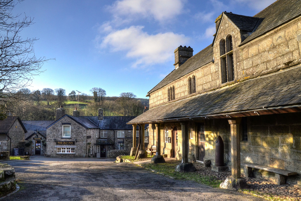 Widecombe church house