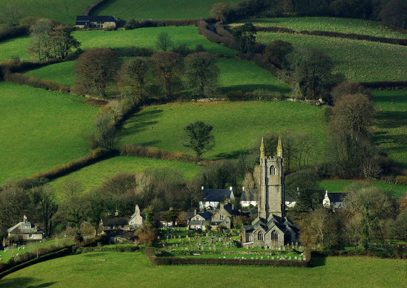 Widecombe church