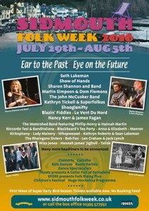 Sidmouth Folk Festival poster