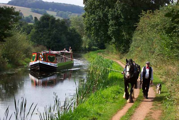 Horse Drawn Barge - Tiverton