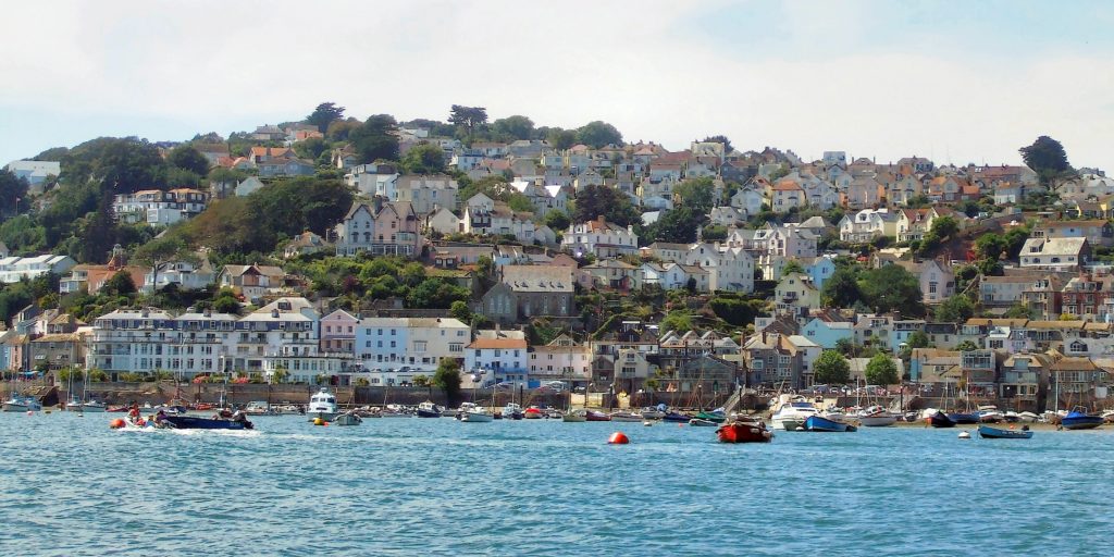 A beautiful shot of Salcombe waterfront 