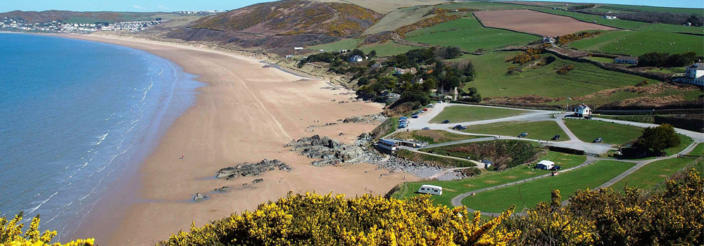 Explore the beautiful beaches in North Devon from the South West Coast Path. 